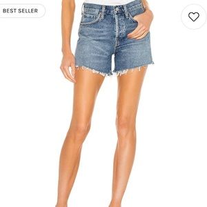 PARKER LONG VINTAGE LOOSE SHORT IN SKYWAVE